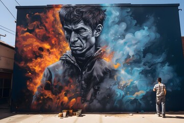 Large-Scale Creativity - Spray Painting a Mural