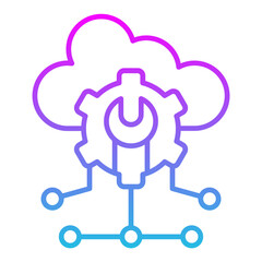 Cloud computing Icon