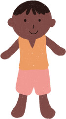 Boy Cartoon Hand drawn Illustration