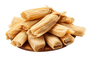 Isolated Tamales Transparent Background. Generative AI