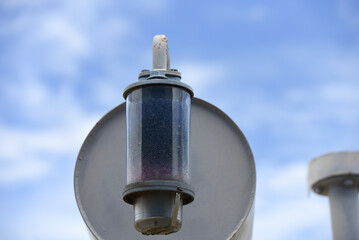 close up shot of high voltage transformer