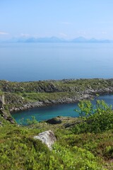 Fototapeta na wymiar île de Skrova, Lofoten, Norvège