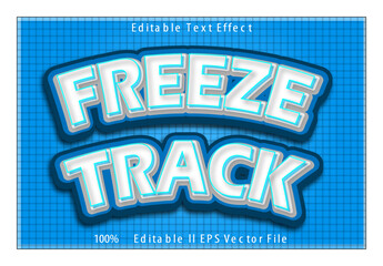 Freeze Track Editable Text Effect