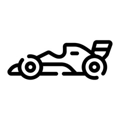 racing car Line Icon