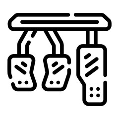 accelerator Line Icon