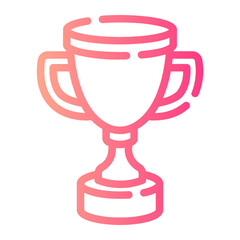 trophy Line Gradient Icon