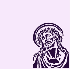 THESE HIGH QUALITY JESUS VECTOR FOR USING VARIOUS TYPES OF DESIGN WORKS LIKE T-SHIRT, LOGO, TATTOO AND HOME WALL DESIGN