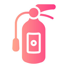 fire extinguisher Gradient icon