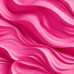 Obraz premium Pink colored wavey pattern seamless digital background flat illustration, endless tile. 