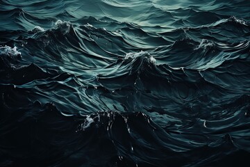 dark cold water surface