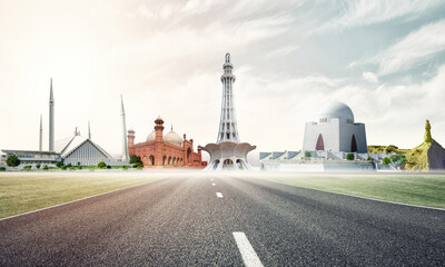 Pakistan Monuments. Environment. Quaid-e-Azam Tomb. Minar e Pakistan. Khyber Gate. Faisal Mosque. Multan Tomb. Badshahi Mosque