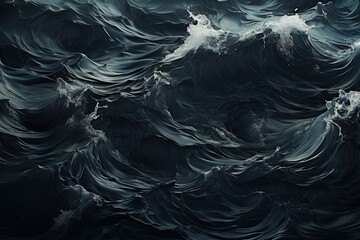 dark cold water surface