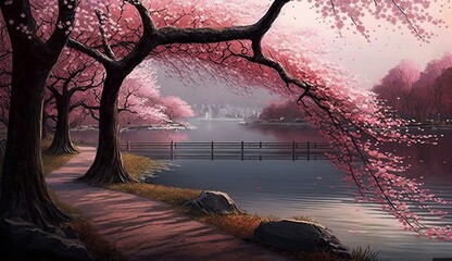 beautiful landscape with exciting colors