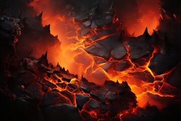 lava flows background