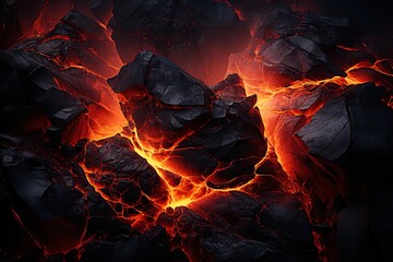 lava flows surface
