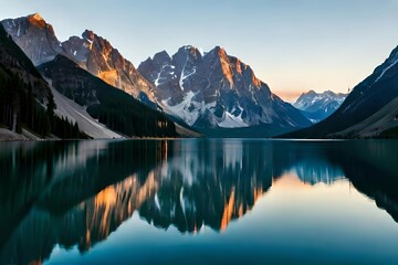 Fototapeta premium reflection in the lake