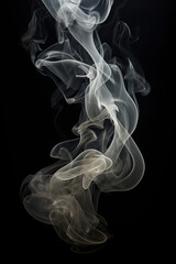 Obraz premium Swirling Smoke Created with GenAI