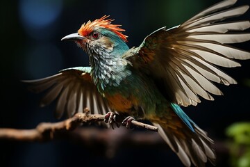 Resplendent Quetzal Magnificent Bird of Guatemala. Generative AI