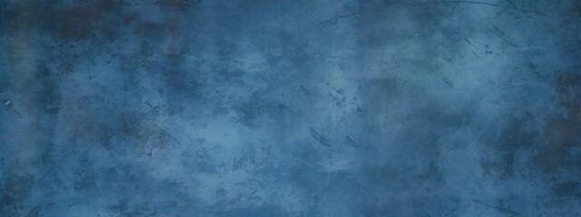 Background image of plaster texture in dark blue tones in grunge style