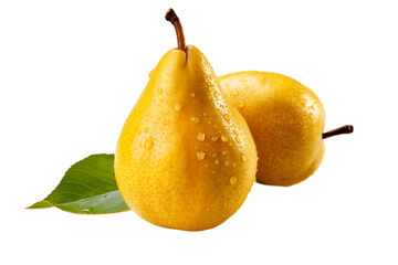 Pear Isolated on transparent Background Generative AI