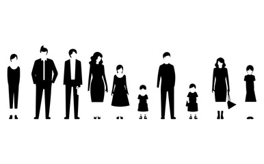 people silhouettes