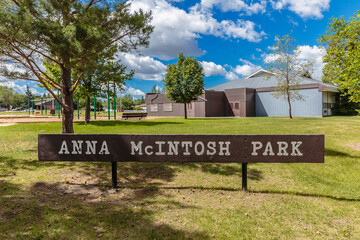 Anna McIntosh Park in the city of Saskatoon, Canada