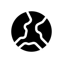 globe glyph icon