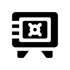 safe box glyph icon