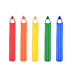 Pencil flat vector illustration. Education concept, back to school