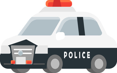 働く車・パトロールカー. © m-tsukasa