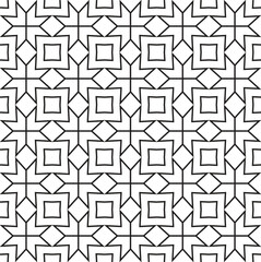 Seamless pattern. Modern stylish texture. Repeating geometric star pattern. Simple graphic design.
