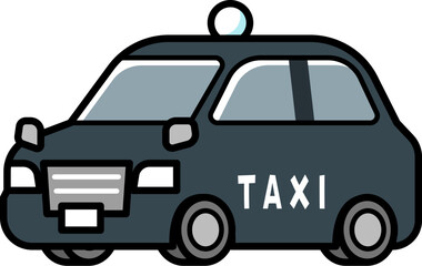 働く車・タクシー.