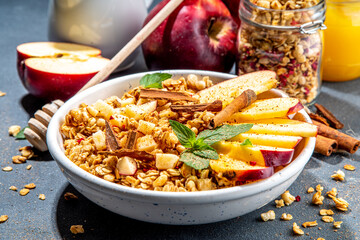 Apple pie breakfast granola