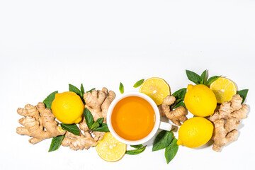 Ginger lemon tea