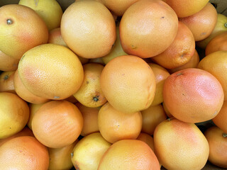 山積みのグレープフルーツ