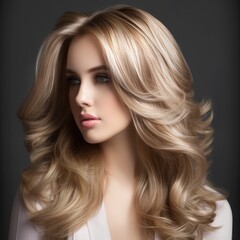 Naklejka premium Portrait of a beautiful woman
