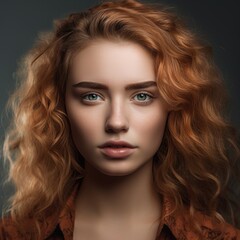 Fototapeta premium Portrait of a beautiful woman