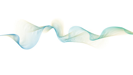 abstract background with flowing wave line particles. Digital future technology concept. Abstract white paper wave background and abstract gradient and white wave curve lines.	
