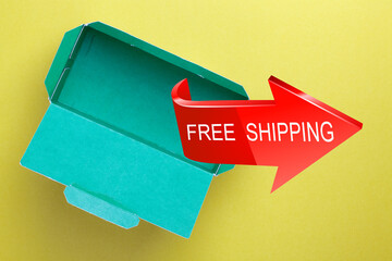 Free Shipping Concept
