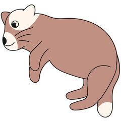 international cat day handdrawn vector element