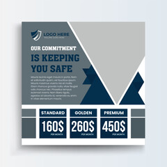 Security Service Social media post Design, Body Guard, cctv camera, Social media  Website security service, technology service design