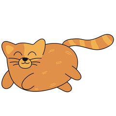 international cat day handdrawn vector element