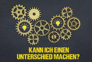 Kann ich einen Unterschied machen?	