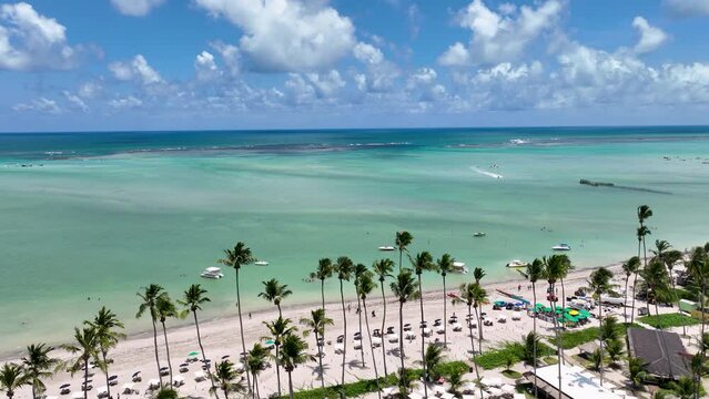 Tropical Beach At Maragogi Alagoas Brazil. Seascape Maragogi Alagoas. Shore Film Beach Sea. Shore Outside Beach City Panorama. Shore Sea Ocean Bay. Maragogi Alagoas.