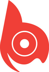 illustration of a logo letter b