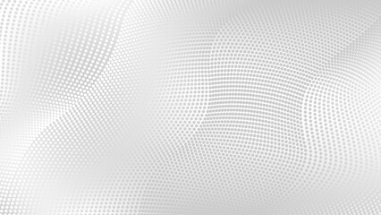 Fototapeta na wymiar Abstract vector background with dots. Grey geometric texture