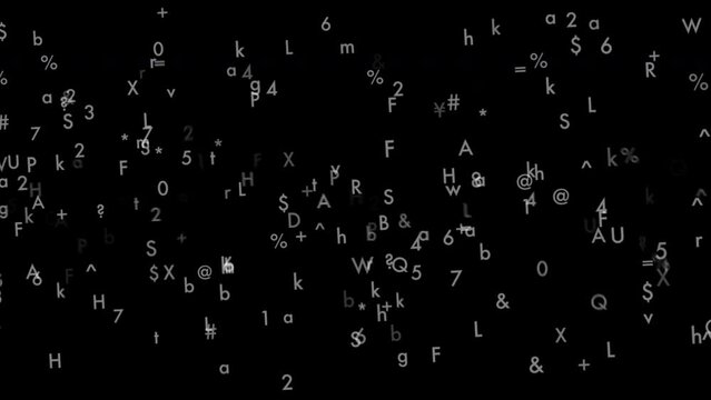 Animated Asscii background