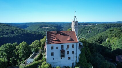 Fototapeta premium Small Castle on hill
