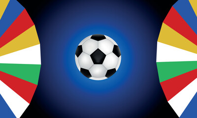 Soccer events 2024, colorful sports banner, soccer