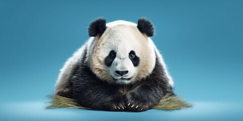 Obraz premium A beautiful view of Panda Bear. Generative AI.